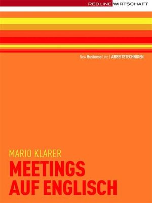 cover image of Meetings auf englisch